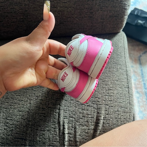 Nike Pink and White Sneakers - Picture 8 of 9